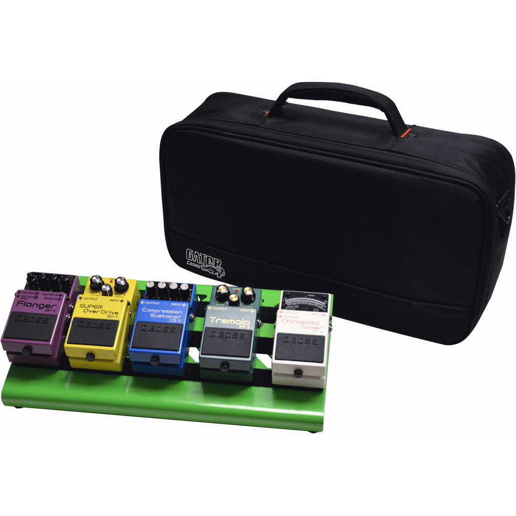 Gator GPB-LAK-GR Green Aluminium Pedal Board Small W/Bag