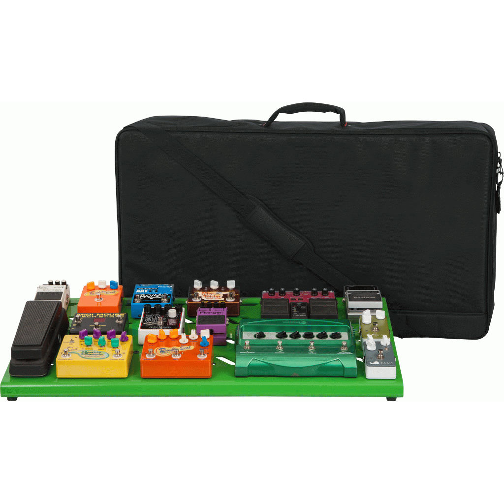 Gator GPB-XBAK-GR Green XBAK Aluminium Pedal Board W/ Bag