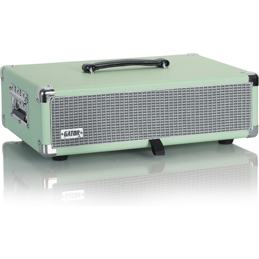 Gator GR-RETRORACK-2SG 2RU Amp Rack Case Seafoam Green