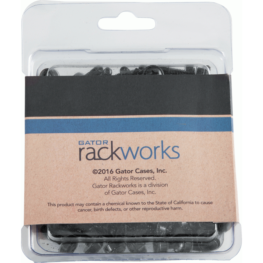 Gator GRW-SCRW025 Rack Screws 25 Pack