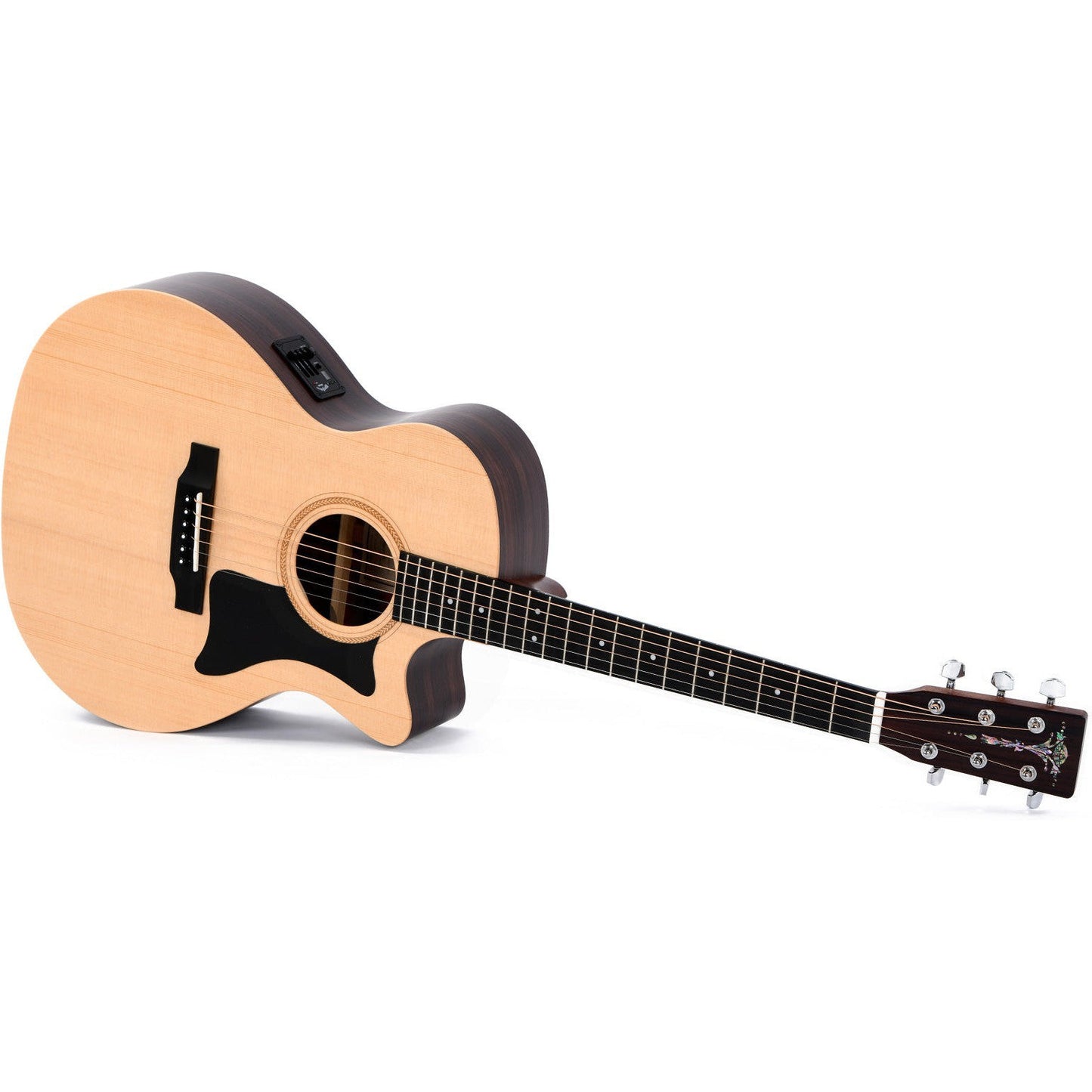 Sigma GTCE Grand OM Acoustic Guitar Cutaway Solid Spruce Top - Tilia Back and Sides - Satin