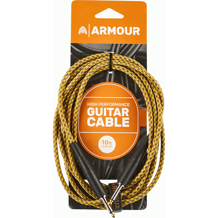 Armour GW10G Guitar 10 Foot Woven Gold Rope