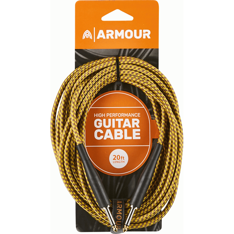 Armour GW20G Guitar 20 Foot Woven Gold Rope