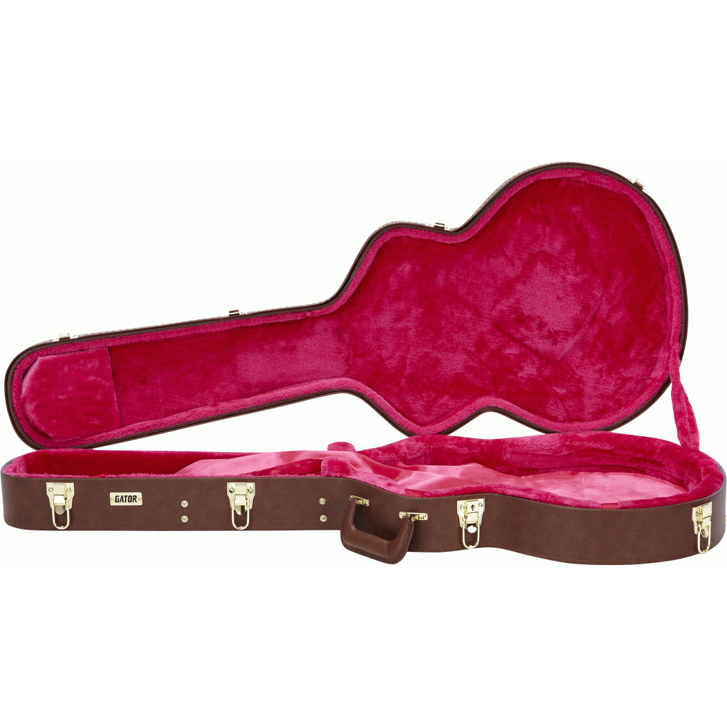 Gator GW-335-BROWN Deluxe Wood Guitar Case