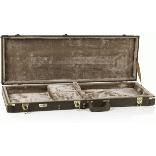 Gator GW-ELECT-VIN Deluxe Wood Guitar Case