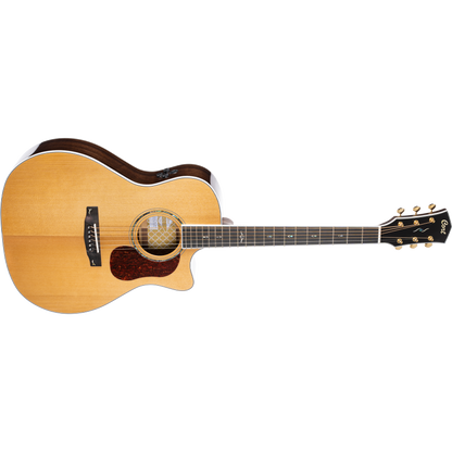 Cort Gold A8 Auditorium Cutaway Acoustic-Electric Guitar – Natural Gloss