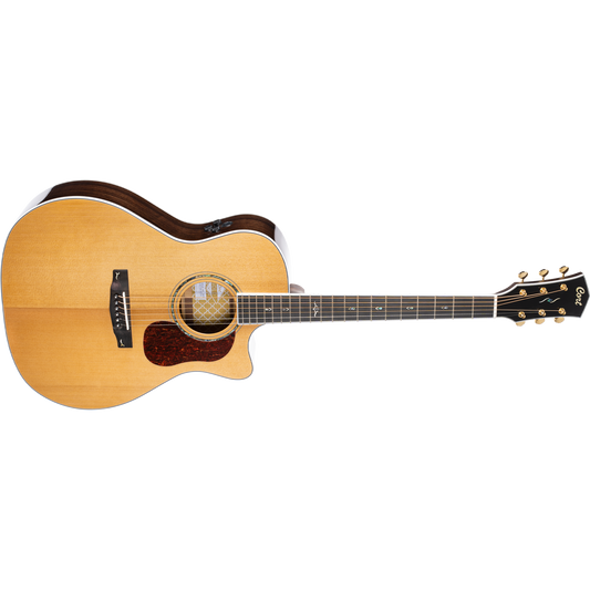 Cort Gold A8 Auditorium Cutaway Acoustic-Electric Guitar – Natural Gloss