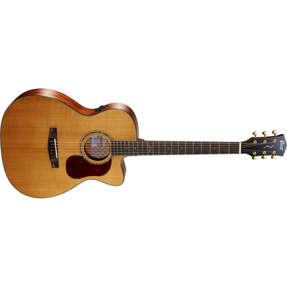 Cort Gold OC6 OM Cutaway Acoustic-Electric Guitar – Natural Satin