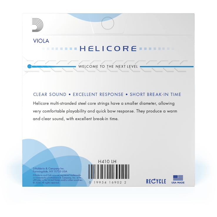 D'Addario Helicore Viola String Set – Long Scale – Heavy Tension