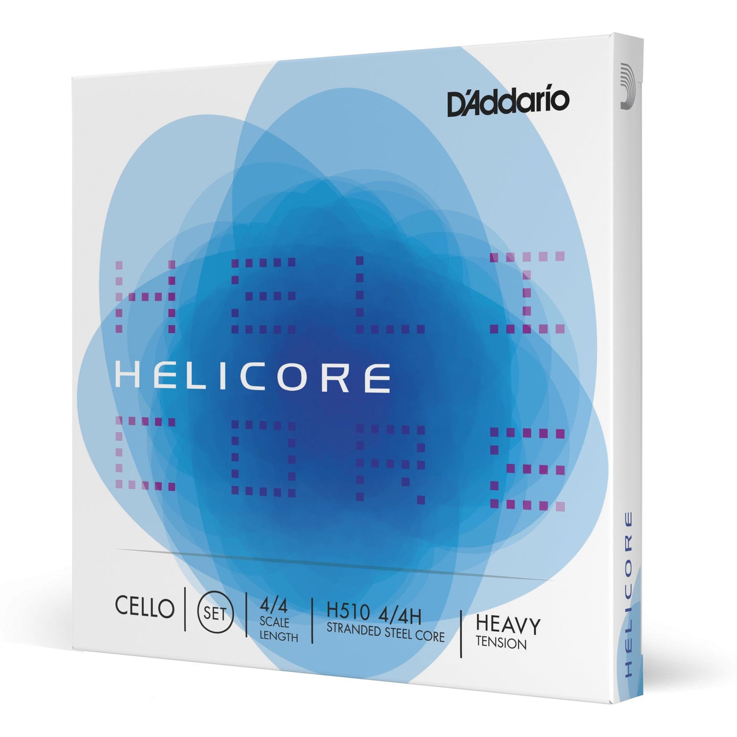 D'Addario Helicore Cello String Set, 4/4 Scale, Heavy Tension