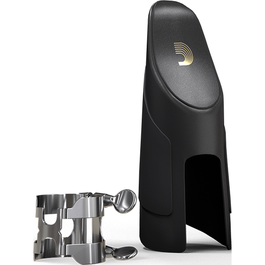 D'Addario H-Ligature & Cap – Alto Saxophone – Silver