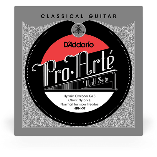 D'Addario Pro-Arte Hybrid Carbon G/B Classical Guitar Strings Half Set – Normal Tension