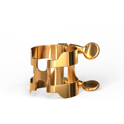 D'Addario H-Ligature & Cap, Tenor/Baritone Saxophone (Graftonite/Metalite Mouthpieces), Gold