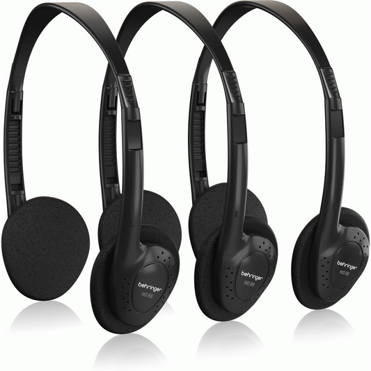 Behringer HO66 Budget 3-Pack Headphones