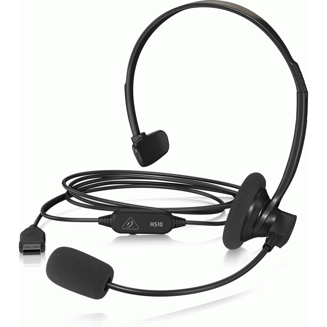 Behringer HS10 USB Mono Headset W/ Mic