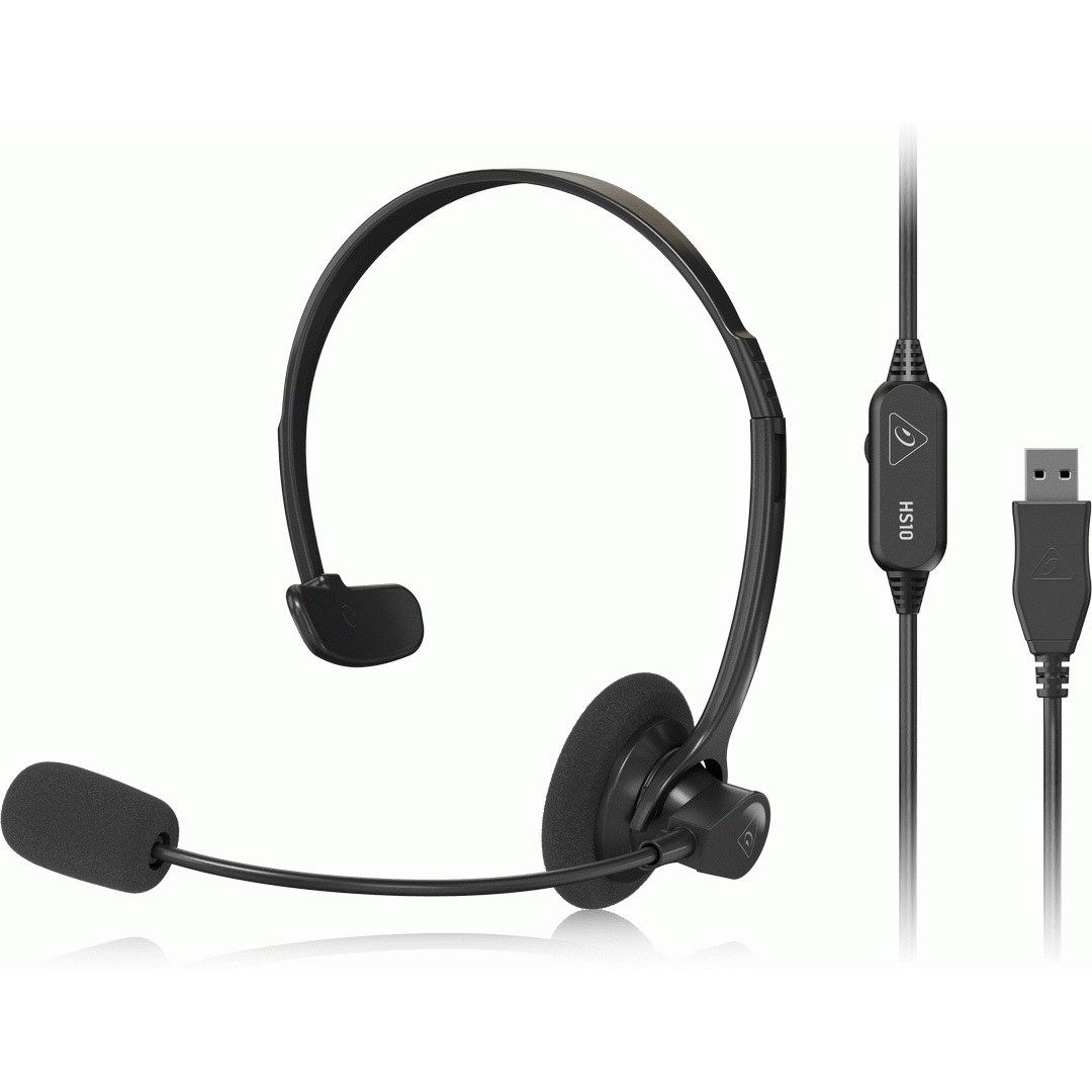 Behringer HS10 USB Mono Headset W/ Mic