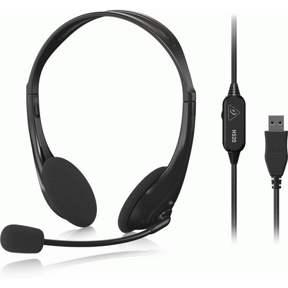 Behringer HS20 USB Stereo Headset W/ Mic