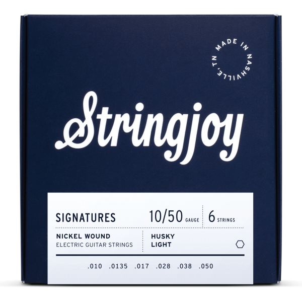 Stringjoy Signatures | Husky Light Gauge (10-50) Nickel Wound Electric Guitar Strings