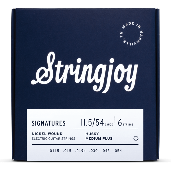 Stringjoy Signatures | Husky Medium Plus Gauge (11.5-54) Nickel Wound Electric Guitar Strings