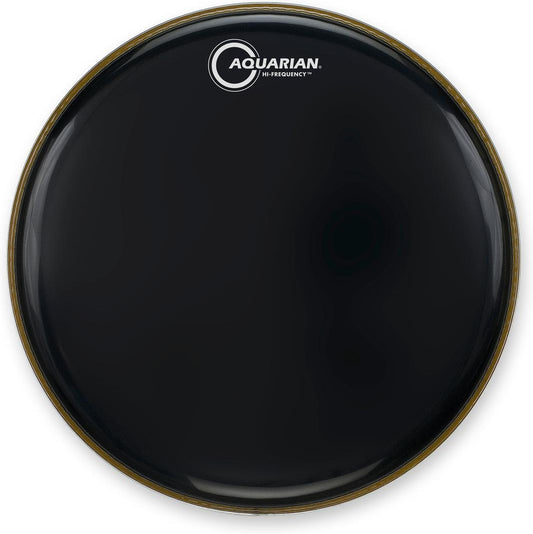 Aquarian Hi-Frequency – Resonant Drumhead – Gloss Black – 15″ (HF15BK)