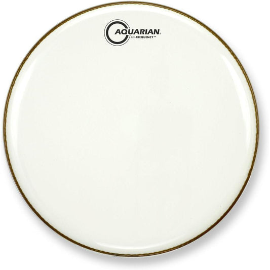 Aquarian Hi-Frequency – Resonant Bass Drumhead – Gloss White – 18″ (HF18BW)