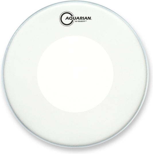 Aquarian Hi-Velocity Snare – Batter Drumhead – White Texture Coated – 13″ (VEL13)