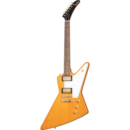 Epiphone 1958 Korina Explorer (White Pickguard), Aged Natural