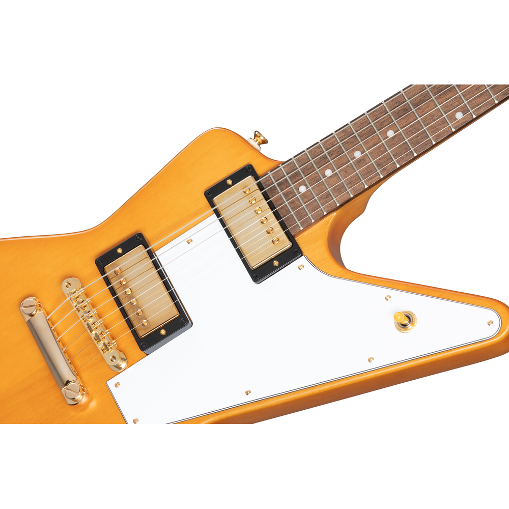 Epiphone 1958 Korina Explorer (White Pickguard), Aged Natural