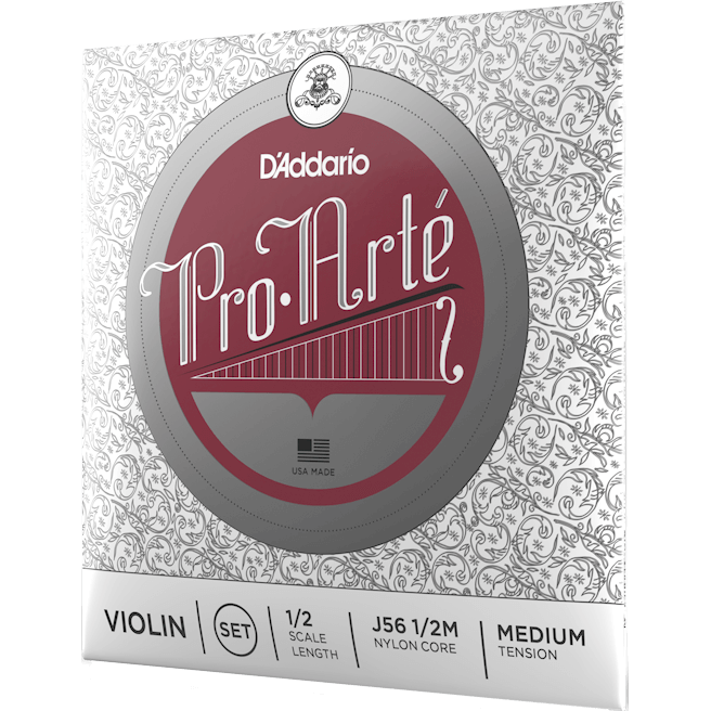 D'Addario Pro-Arte Violin String Set – 1/2 Scale – Medium Tension