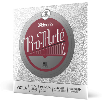 D'Addario Pro-Arte Viola String Set, Medium Scale, Medium Tension