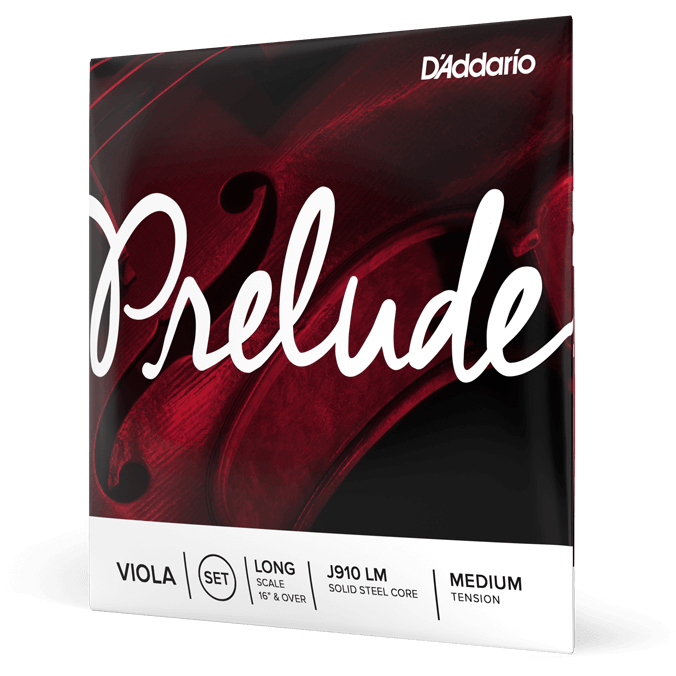 D'Addario Prelude Viola String Set – Long Scale – Medium Tension