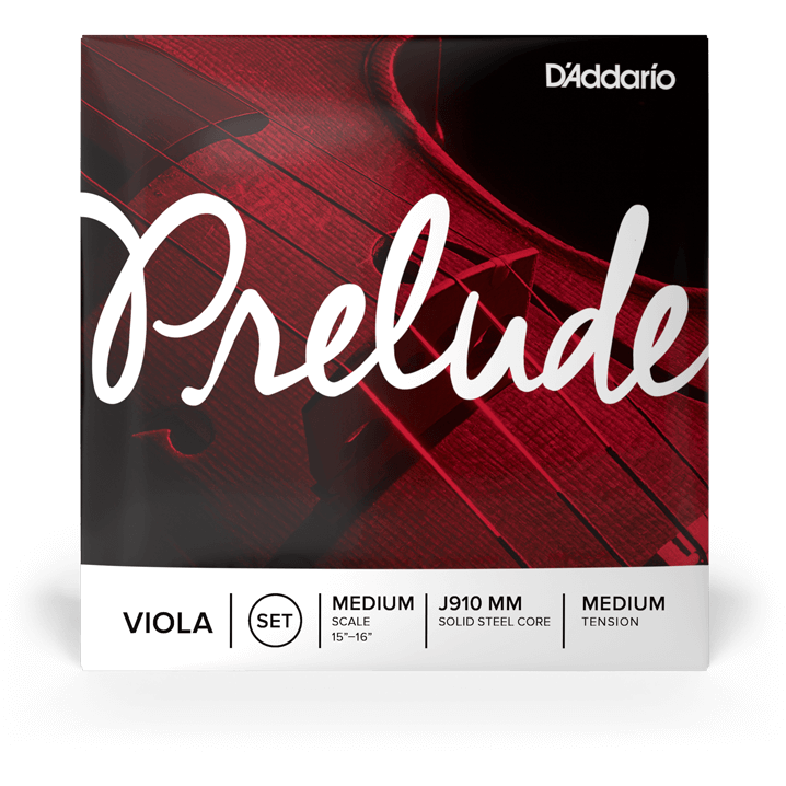 D'Addario Prelude Viola String Set – Medium Scale – Medium Tension