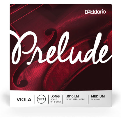 D'Addario Prelude Viola String Set, Long Scale, Medium Tension