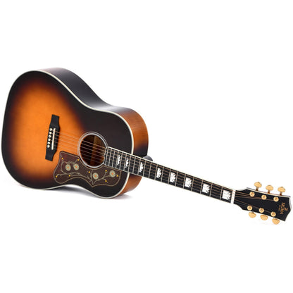 Sigma JA-SG200 Dreadnought Acoustic Guitar Slope Shoulder Solid Sitka Spruce Top - Flamed Maple Back and Sides - Sunburst Gloss