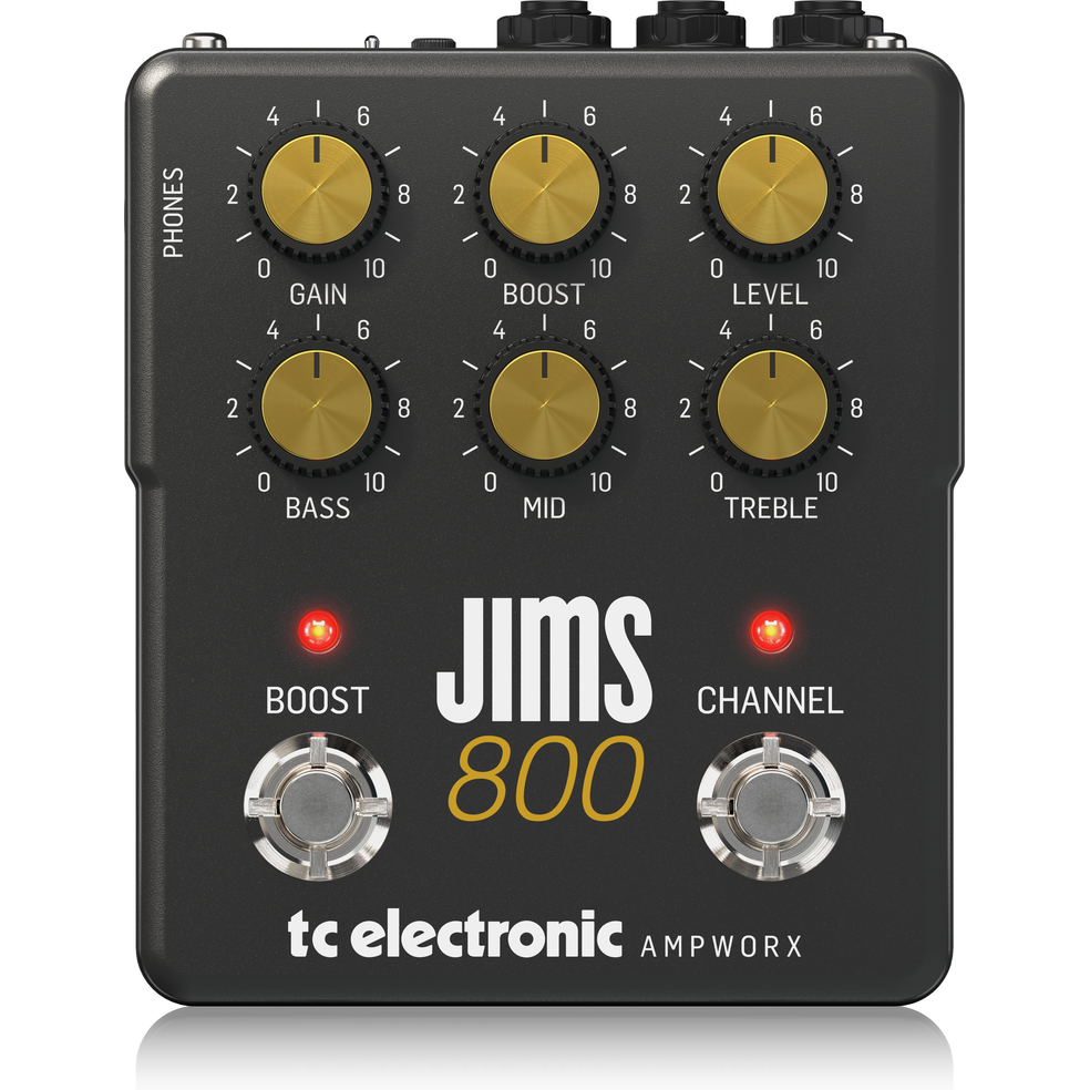 TC Electronic JIMS 800 Dual Channel Guitar Preamp Pedal