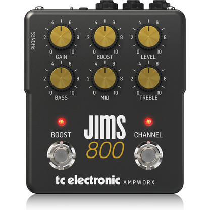 TC Electronic JIMS 800 Dual Channel Guitar Preamp Pedal