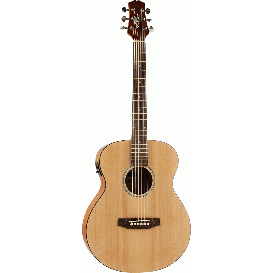 Ashton JJR20EQ NTM Junior Jumbo Acoustic Guitar with EQ