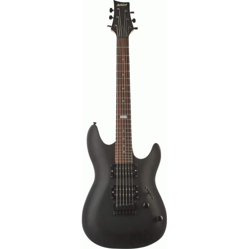 Ashton JOEY BACKSTAGE BKM Mini Beginner Electric Guitar (Matte Black)