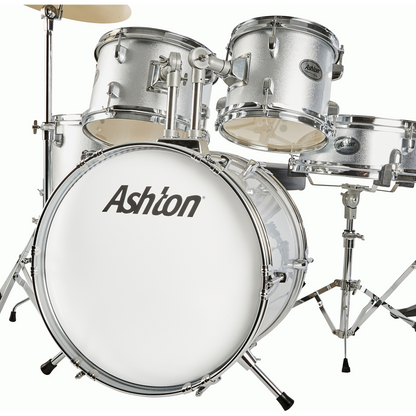 Ashton JOEYDRUM Silver Beginner Kids Drum Kit