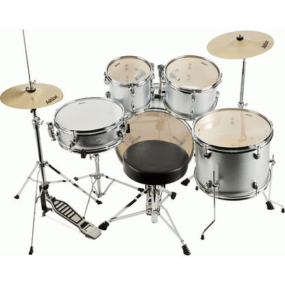 Ashton JOEYDRUM Silver Beginner Kids Drum Kit
