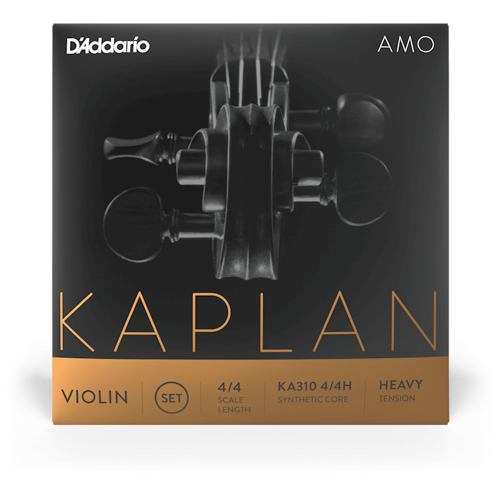 D'Addario Kaplan Amo Violin String Set – 4/4 Scale – Heavy Tension