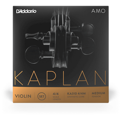 D'Addario Kaplan Amo Violin E String – 4/4 Scale – Medium Tension