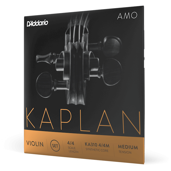 D'Addario Kaplan Amo Violin A String – 4/4 Scale – Medium Tension
