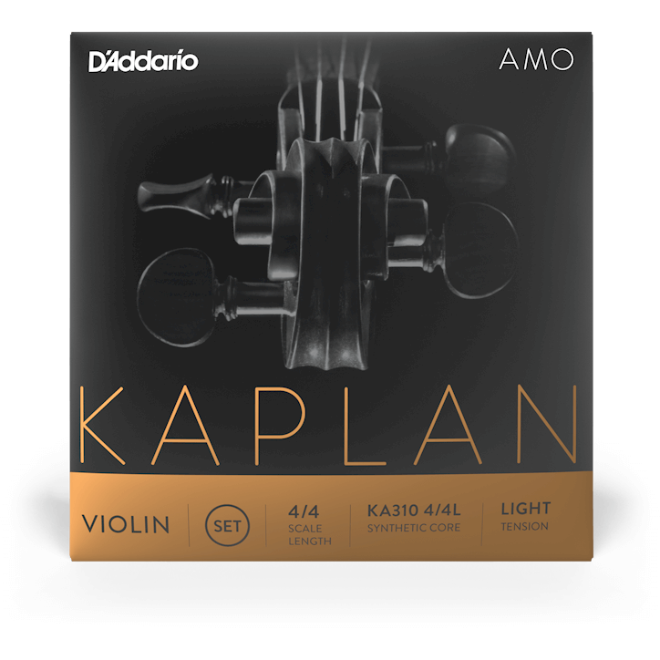 D'Addario Kaplan Amo Violin D String – 4/4 Scale – Light Tension