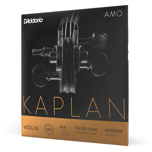 D'Addario Kaplan Amo Violin D String – 4/4 Scale – Medium Tension