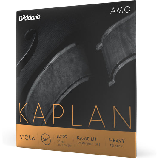 D'Addario Kaplan Amo Viola String Set, Long Scale, Heavy Tension