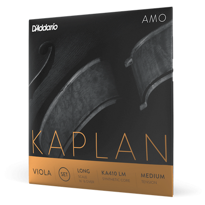 D'Addario Kaplan Amo Viola D String – Long Scale – Medium Tension