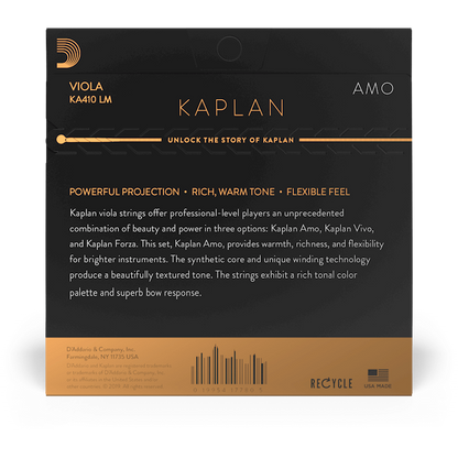 D'Addario Kaplan Amo Viola G String – Long Scale – Medium Tension