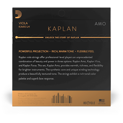 D'Addario Kaplan Amo Viola C String – Long Scale – Heavy Tension