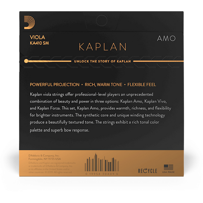 D'Addario Kaplan Amo Viola C String – Short Scale – Medium Tension
